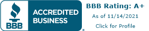 Better Business Bureau A+ Rating