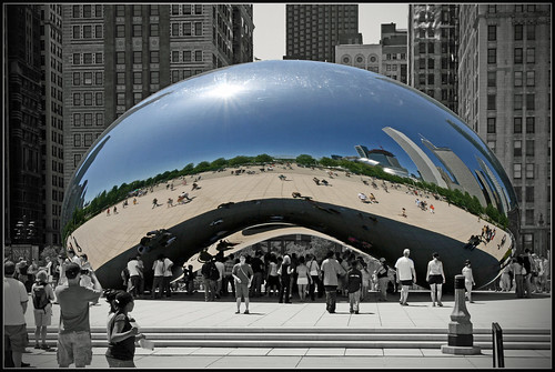 Chicago bean art installation