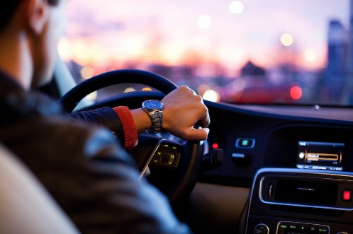 Man driving a vehicle in Chicago, IL