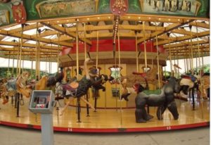 Carousel at Lincoln Park Zoo in Chicago, IL.
